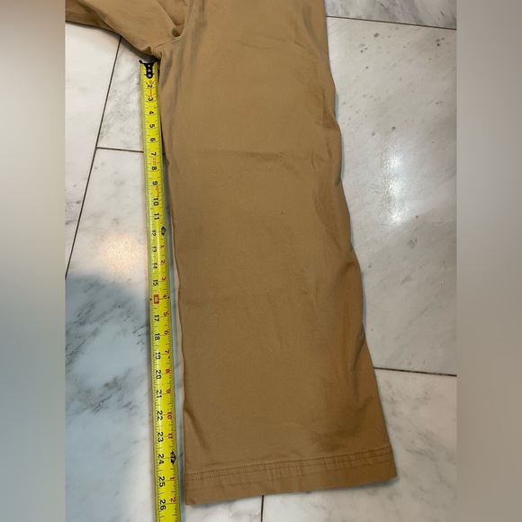 Vigoss women’s Duu Dylan wide barrel leg khaki color crop pants waist 31 - Picture 7 of 10